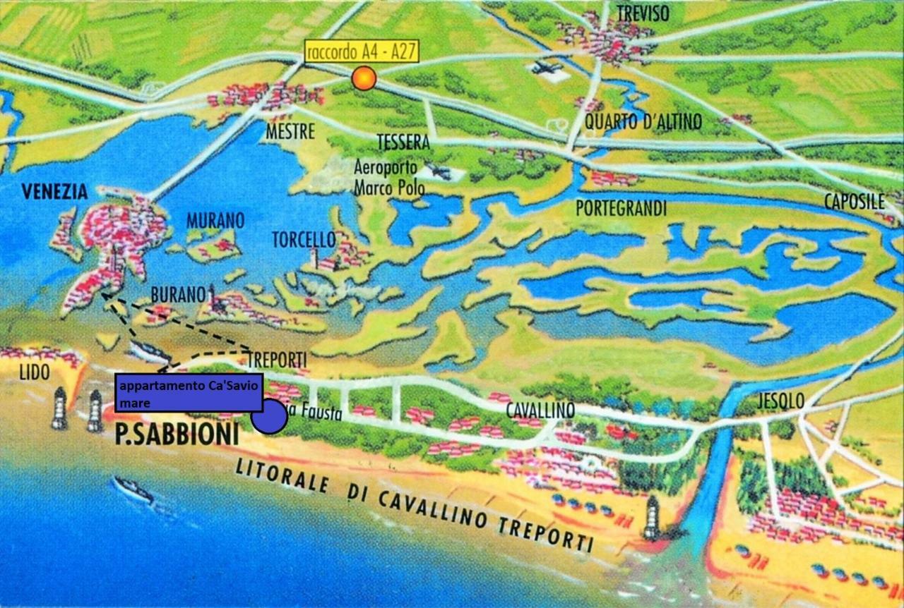 Ferienwohnung Ca'Savio Mare Cavallino-Treporti Exterior foto